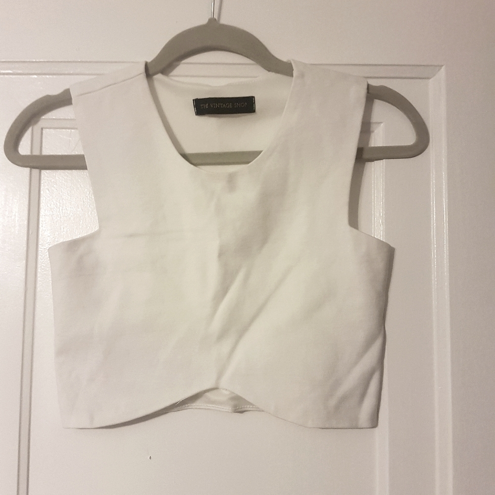 The Vintage Shop White crop top
